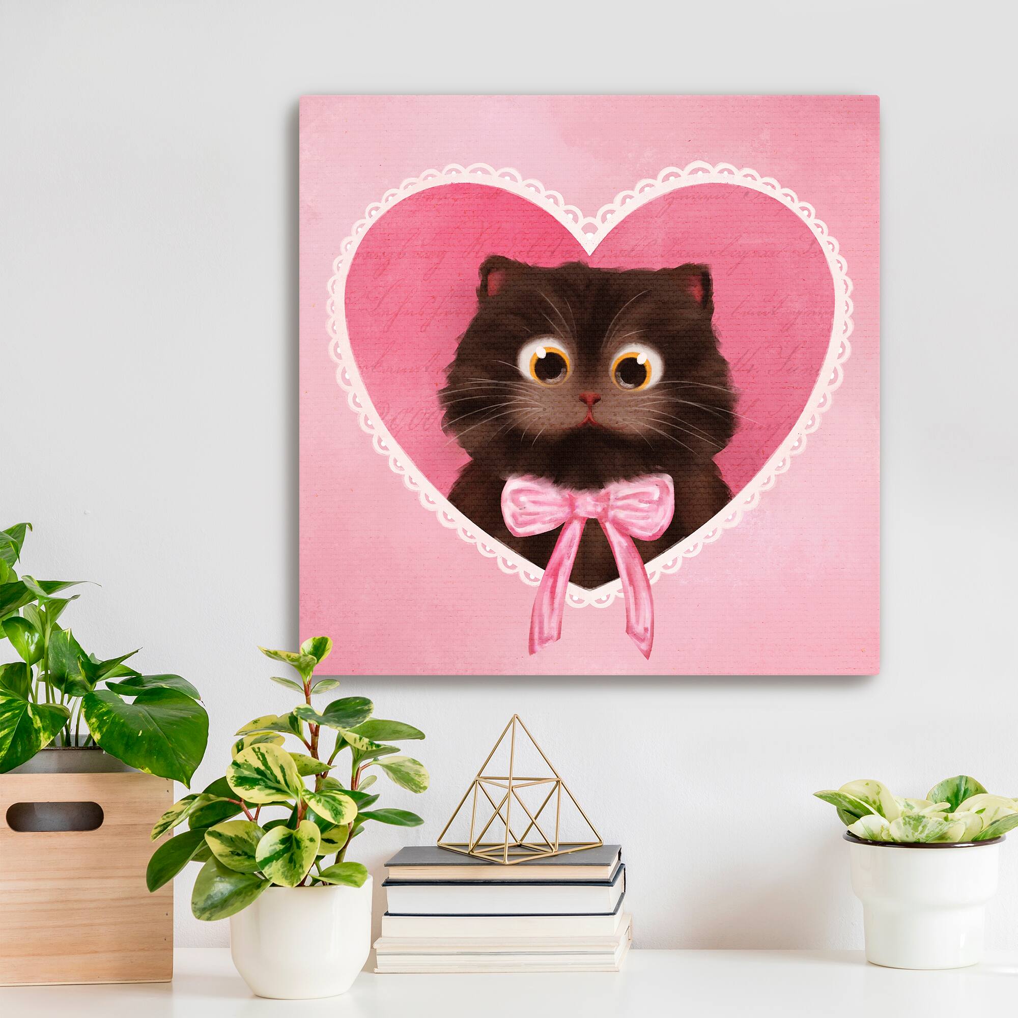 Meow Love II Canvas Giclée Art